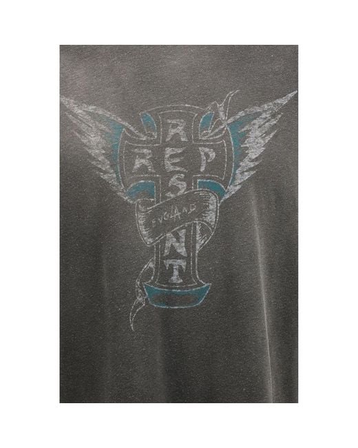 Represent Gray Cotton T for men