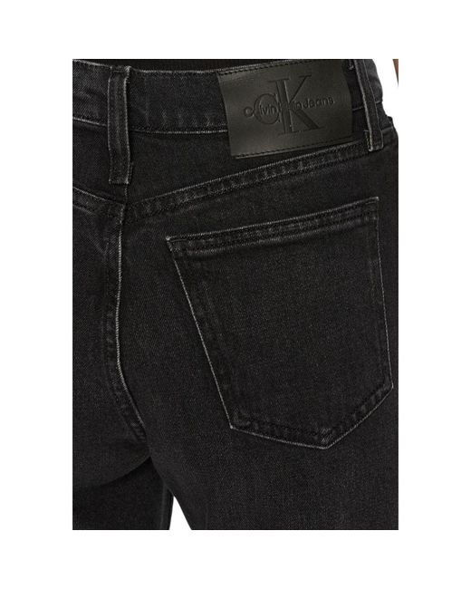 Calvin Klein Black Cotton Jeans & Pant