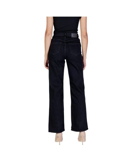 Vero Moda Blue Cotton Jeans & Pant