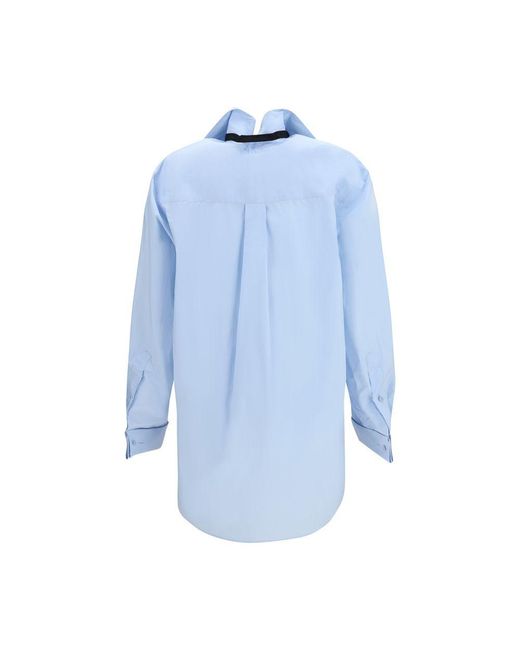 ALAINPAUL Blue Cotton Shirt
