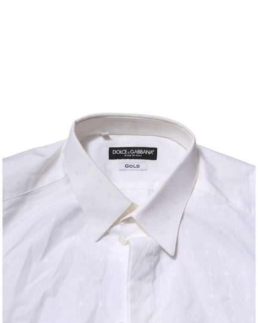 Dolce & Gabbana Purple Long Sleeves Dress Formal Shirt for men