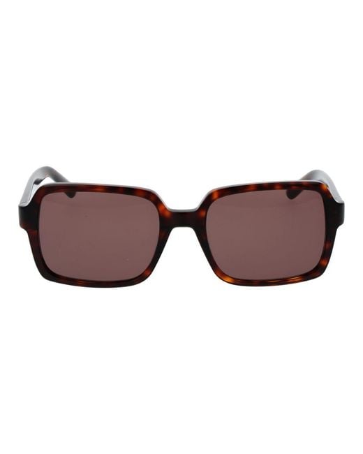 Gcds Brown Plastic Sunglasses