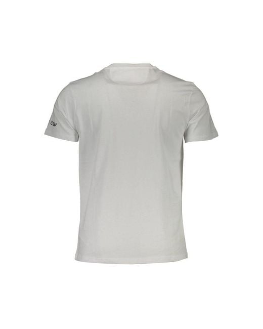 La Martina Gray Cotton T-Shirt for men