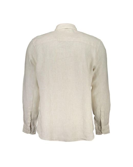 North Sails Natural Linen Shirt for men
