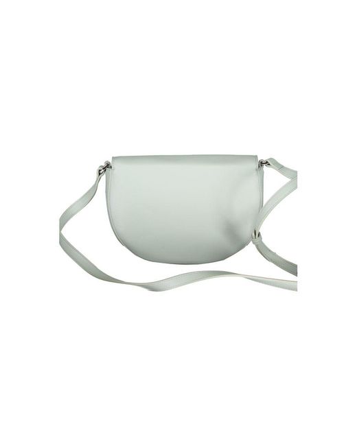 Calvin Klein Gray Polyurethane Handbag