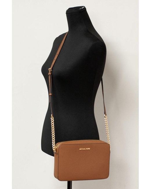 Michael Kors Black East West Crossbody Bag (Luggage)