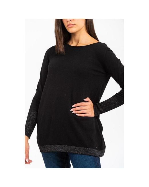 Gas Black Cotton Sweatshirt