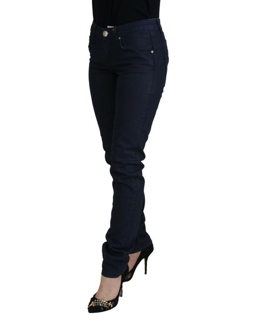 Acht Blue Chic Low Waist Skinny Denim Extravaganza