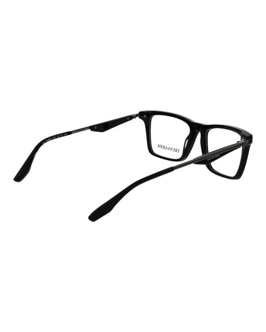 Trussardi Black Acetate Glasses (frames) for men
