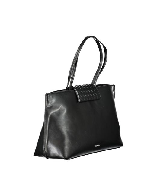 Calvin Klein Black Polyester Handbag