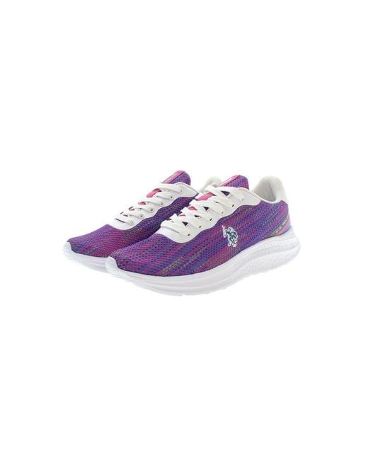 U.S. POLO ASSN. Purple Viola Polyester 's Sneaker