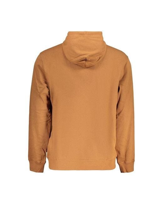 Converse Orange Brown Cotton Male Sweatshirt for men