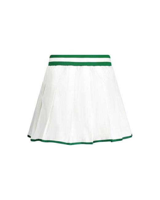 Guess Green White Polyester Skirt