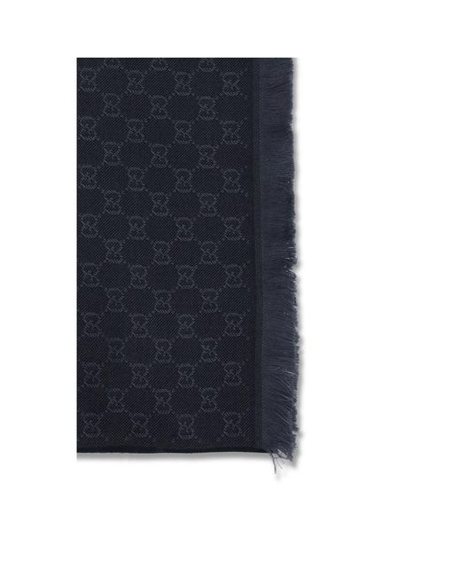 Gucci Blue Wool Scarf