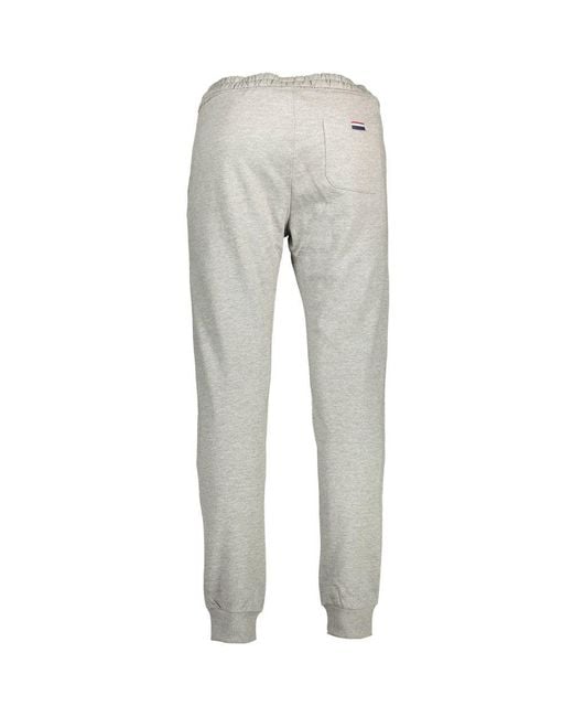 U.S. POLO ASSN. Gray Cotton Men's Trousers for men