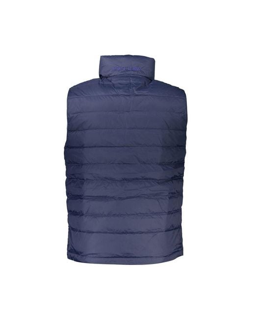 La Martina Blue Polyamide Jacket for men