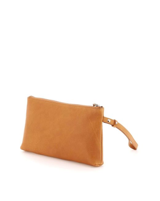 Il Bisonte Leather Pouch in Brown for Men | Lyst UK