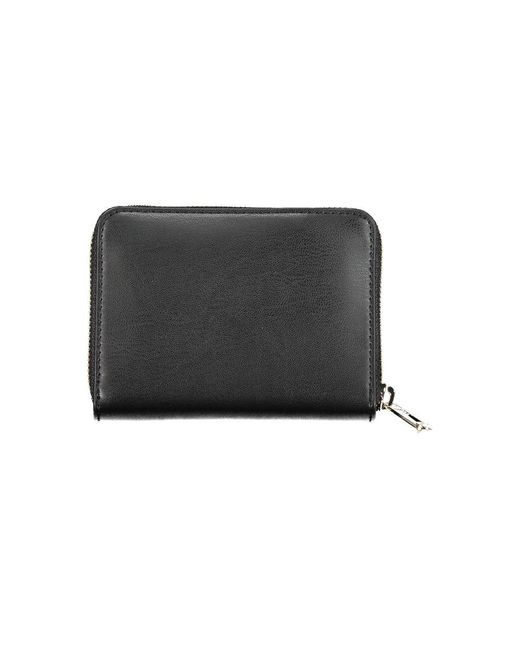 Tommy Hilfiger Black Chic Polyethylene Spacious Wallet for men