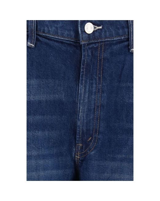 Mother Blue Cotton Jeans Denim