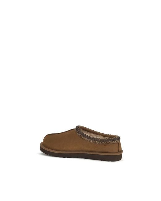 Ugg Brown Nubuc Leather Clogs for men