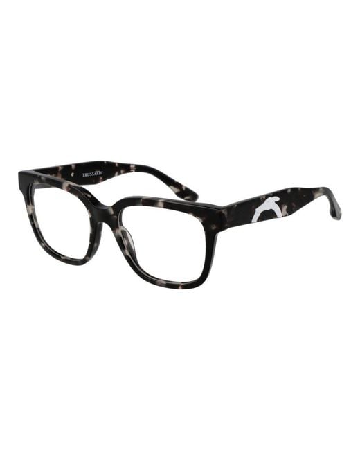 Trussardi Black Acetate Glasses (frames) for men