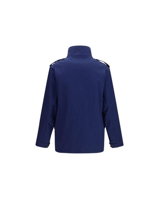 Valentino Garavani Blue Cotton Coat for men