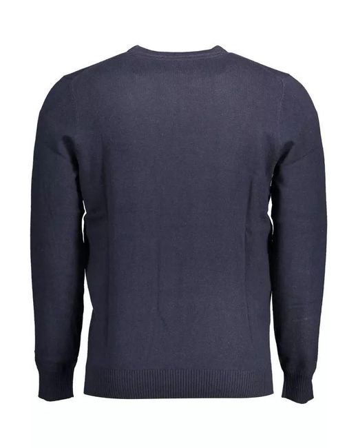 Lyle & Scott Chic Blue Round Neck Sweater for men