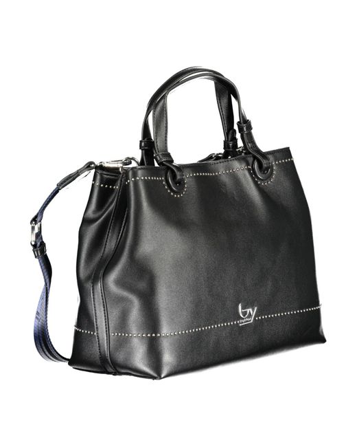 Byblos Black Elegant Two-Compartment Handbag