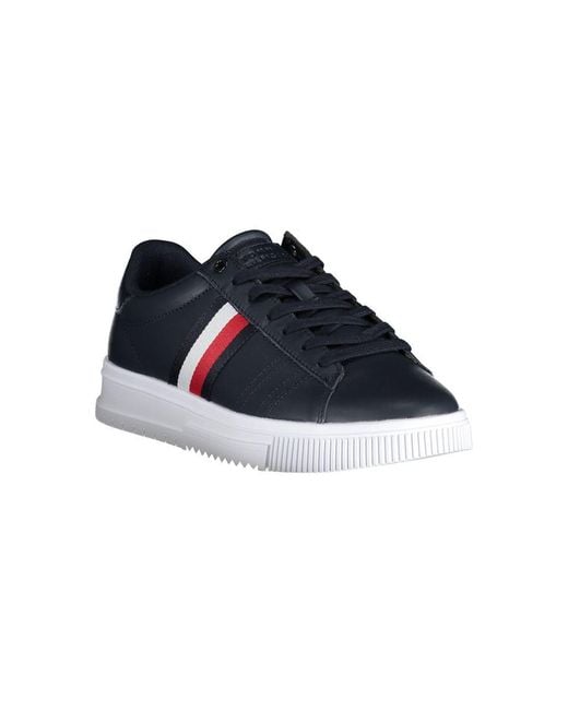 Tommy Hilfiger Blue Polyester Sneaker for men