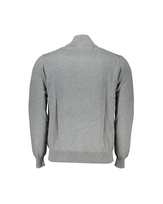Harmont & Blaine Gray Cotton Sweater for men