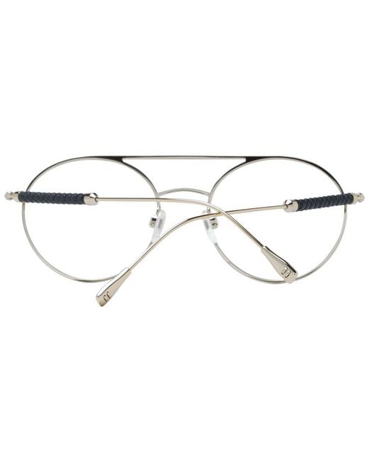Tod's Metallic Black Metal Glasses (frames) for men