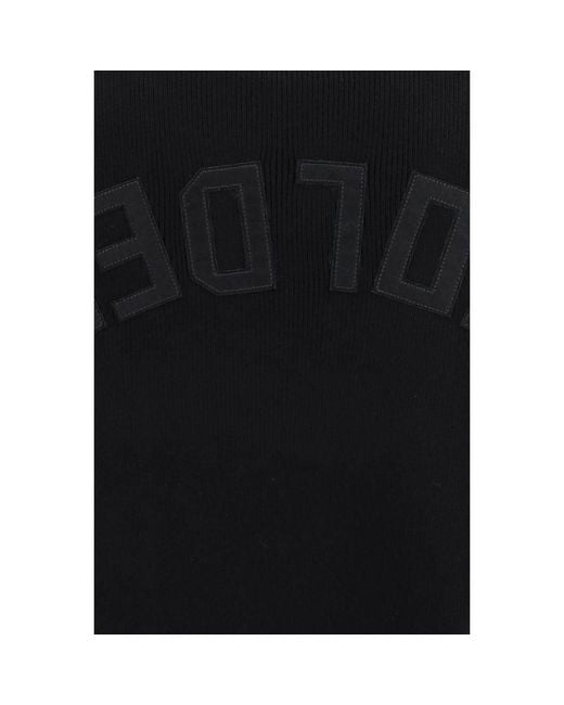 Golden Goose Deluxe Brand Black Cotton Sweatshirt for men