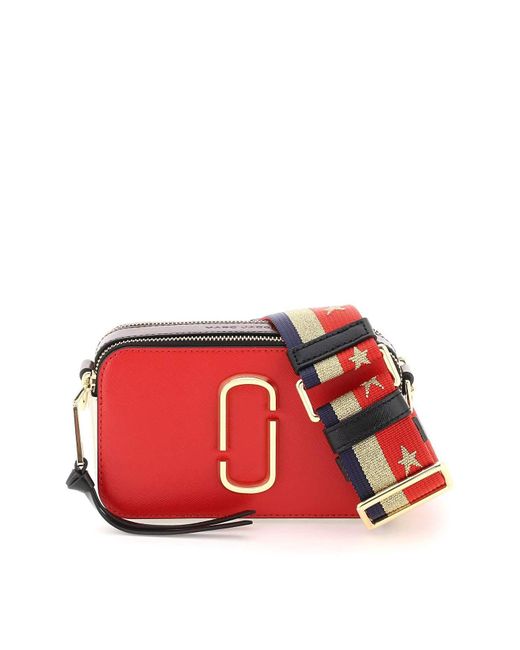 Marc Jacobs Red The Snapshot Small Camera Bag