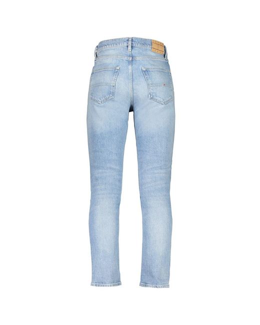 Tommy Hilfiger Light Blue Cotton Jeans & Pant for men