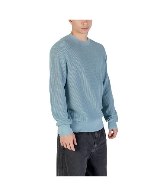 Calvin Klein Blue Cotton Sweatshirt for men