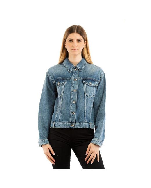 Patrizia Pepe Blue Cotton Jacket