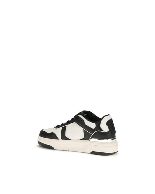 Philipp Plein Black Calf Leather Bos Taurus Athletic Sneakers for men