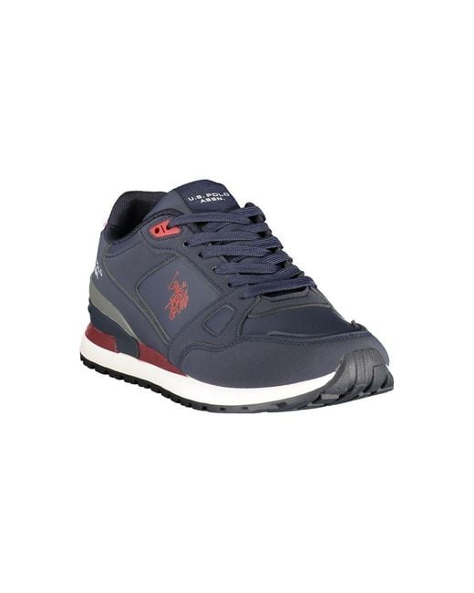 U.S. POLO ASSN. Blue Polyurethane Men's Sneaker for men