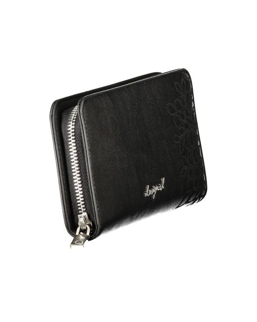 Desigual Black Nero Poliuretano Woman Wallet