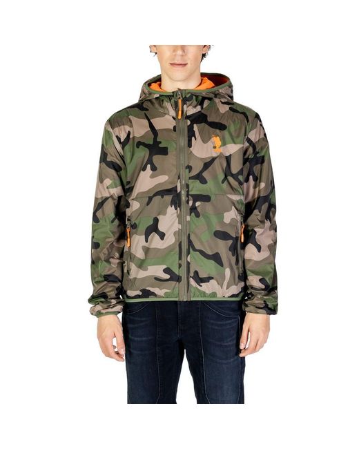 U.S. POLO ASSN. Green U. S. Polo Assn. Polyamide Jacket for men