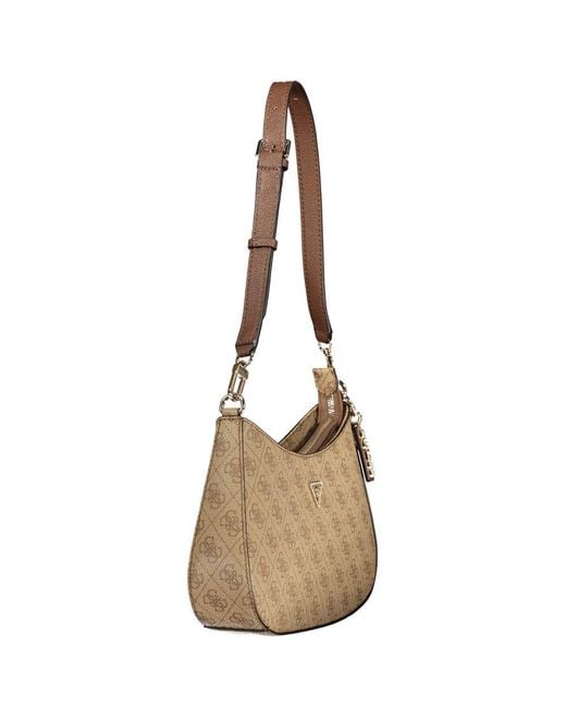 Guess Natural Polyurethane Handbag