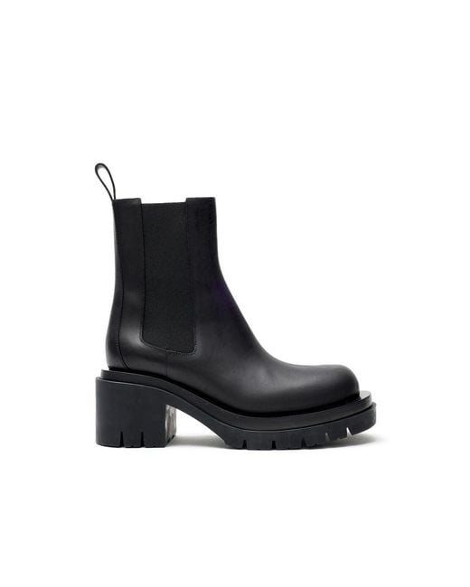 Bottega Veneta Black Leather Boot