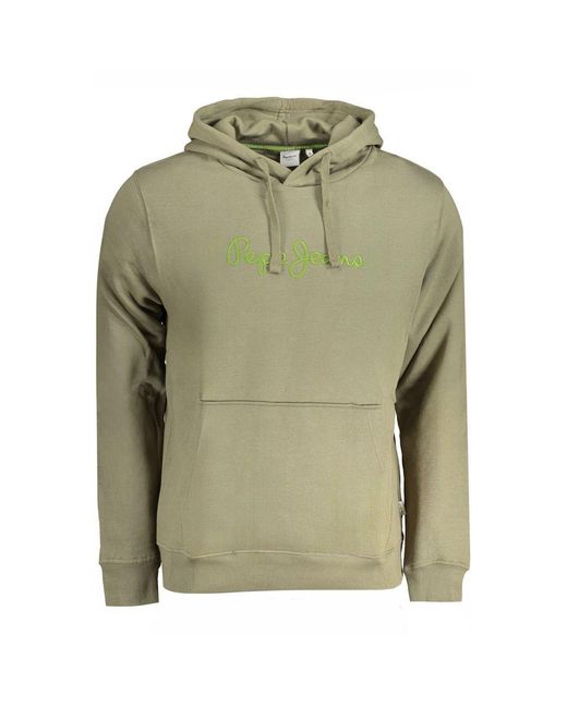 Pepe Jeans Green Cotton Sweater for men