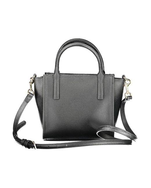 Tommy Hilfiger Elegant Black Shoulder Bag With Contrasting Details