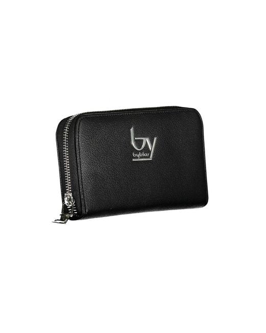 Byblos Black Polyurethane Wallet