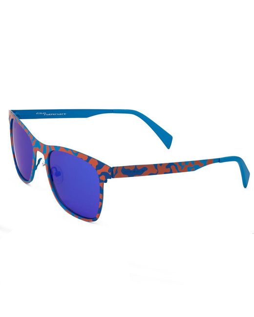 Italia Independent Blue Metal Sunglasses