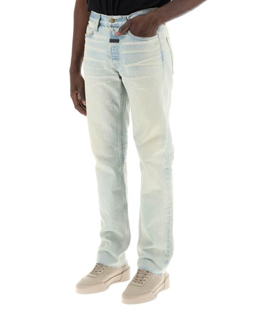 Fear Of God Blue Fit Straight Fit Jeans for men