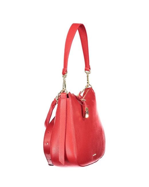 Coccinelle Red Leather Handbag