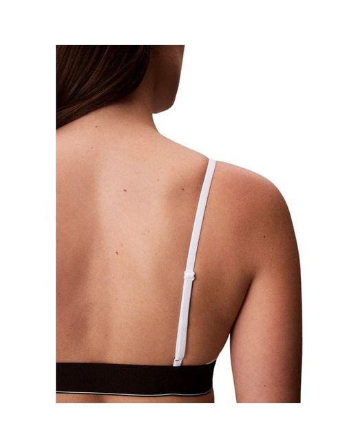 Calvin Klein Natural White Polyester Bra