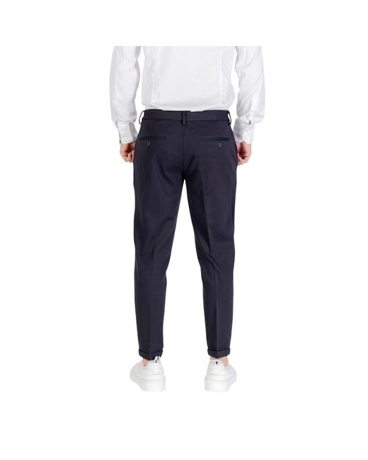 Antony Morato Blue Viscose Dress Pants for men